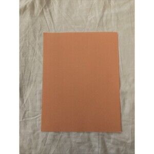 Unbranded 11”x8.5” Copier Paper | Salmon Color | 1 Sheet Only